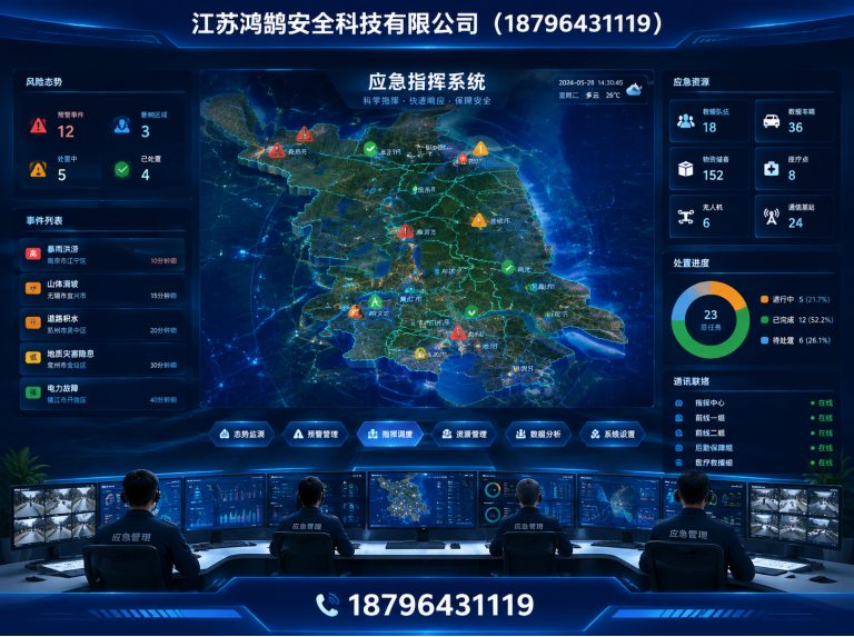 沈阳应急指挥系统展示图